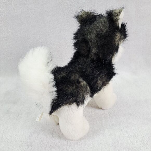 Plush Husky Wolf Sled Dog 9" Stuffed Animal Toy Blue Eyes Alaska BJ Toys - Picture 4 of 11
